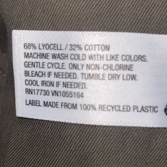 A New Day Women’s XXL Olive Green Lyocell Cotton Jogger Pants Casual Minimalist - Picture 5 of 10